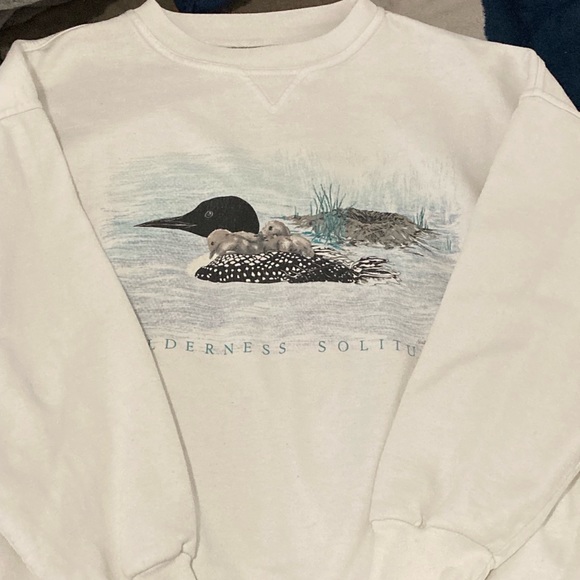Sweaters - Vintage duck sweater size medium/ large